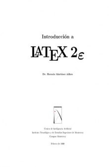 Introducción a LaTeX-2E