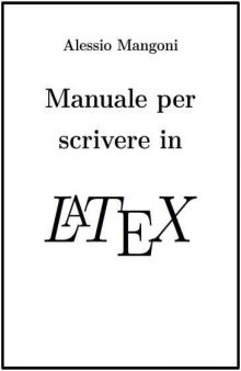 Manuale per scrivere in LaTeX