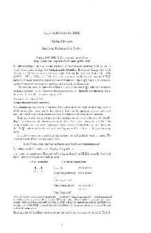 Short Math Guide for LaTeX