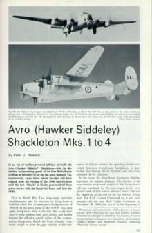 Aviation Avro Hawker Siddeley Shackleton Warpaint