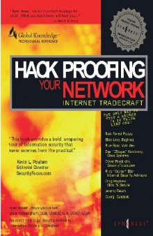 Hack Proofing Your Network: Internet Tradecraft