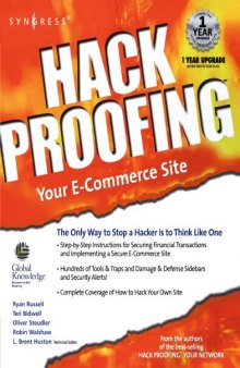 Hack proofing your Web applications: the only way to stop a hacker is to think like one