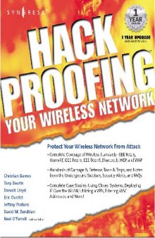 Hack Proofing Your Wireless Network