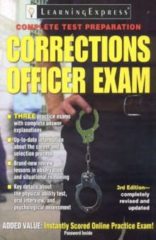 Corrections Officer Exam, 3rd Edition
