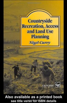 Countryside Recreation, Access and Land Use Planning
