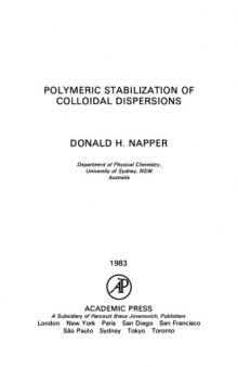 Polymeric Stabilization of Colloidal Dispersions