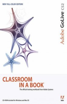 Adobe GoLive CS2: Classroom in a Book