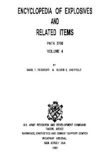 Encyclopedia of Explosives and related Items