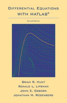 Differential equations with MATLAB: updated for MATLAB 7 and Simulink 6