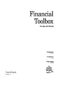 finance Matlab Toolbox