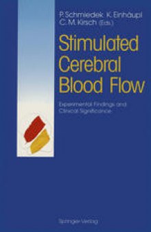 Stimulated Cerebral Blood Flow: Experimental Findings and Clinical Significance