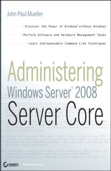 Administering Windows Server®. Server Core