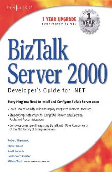 BizTalk Server 2000 Developers Guide for NET (VBL)