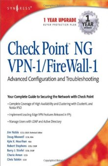 Check Point NG VPN-1 Firewall-1: Advanced Configuration and Troubleshooting