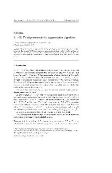 A 1-(S,T)-edge-connectivity augmentation algorithm