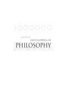Encyclopedia Of Philosophy, Second edition, Volume 1 (from 10 Volume Set)