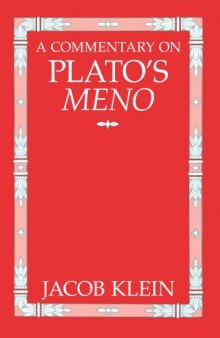 A Commentary on Plato's Meno  