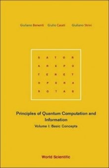 Principles of quantum computation and information