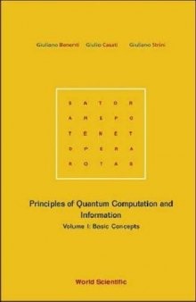 Principles of quantum computation and information. Basic concepts