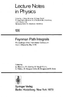 Feynman path integrals. Proc. Marseille