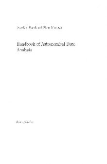 Handbook of astronomical data analysis