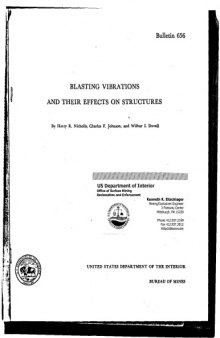 Blasting Vibrations and Their Effects on Structures