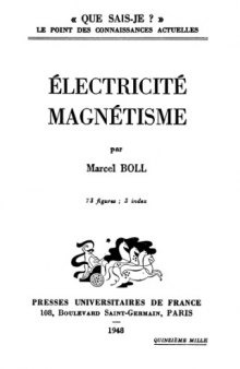 Électricité, Magnétisme
