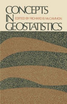 Concepts in Geostatistics