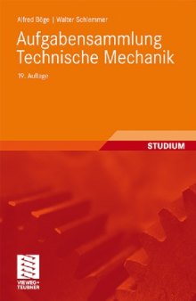 Aufgabensammlung Technische Mechanik, 19.Auflage