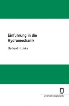 Einfuhrung in die Hydromechanik  German