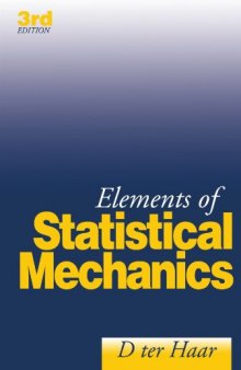 Elements of Statistical Mechanics, 3rd edition