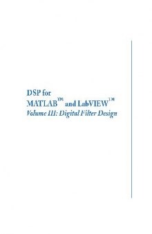 Claypool Dsp For Matlab And Labview Digital Filtersign