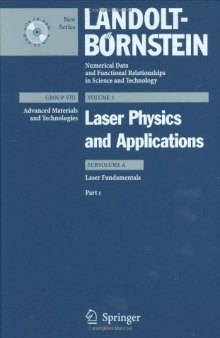 Laser Physics and Applications. Fundamentals