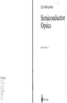 Semiconductor Optics