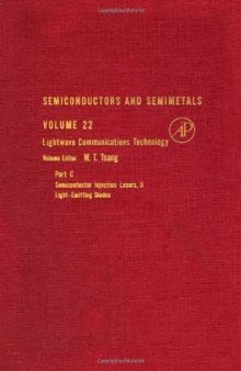 Lightwave Communications Technology: Semiconductor Injection Lasers, II Light-Emitting Diodes