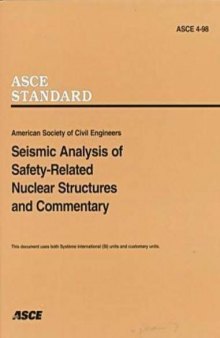 Seismic analysis of safety-related nuclear structures and commentary