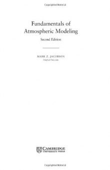 Fundamentals of Atmospheric Modeling 