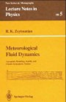 Meteorological fluid dynamics: asymptotic modelling, stability, and chaotic atmospheric motion
