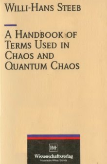 A handbook of terms used in chaos and quantum chaos