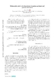 Bibliographic guide to foundations of quantum mechanics