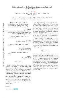 Bibliographic Guide to Foundations of Quantum Mechanics