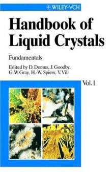 4 Volume Set, Handbook of Liquid Crystals