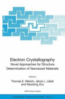 Electron crystallography: novel approaches for structure determination of nanosized materials