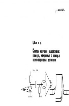 Спектры излучений радиоактивных нуклидов, измеренные с помощью полупроводниковых детекторов