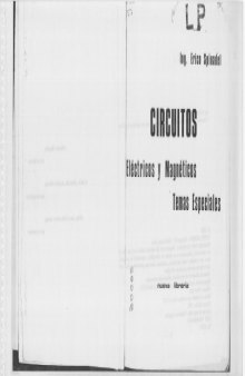 Circuitos Electricos y Magneticos - Temas Especial (Spanish Edition)