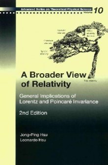 Broader view of relativity: General implications of Lorentz and Poincare invariance