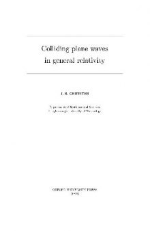 Colliding plane waves in general relativity