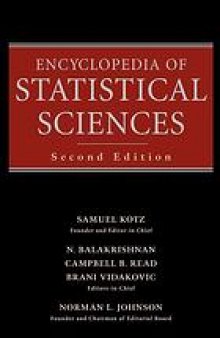Encyclopedia of statistical sciences   [Vol. 01]