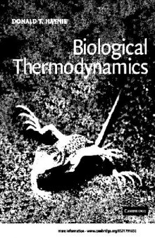 Biological thermodynamics