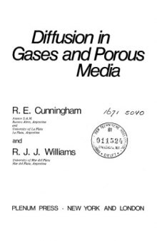 Diffusion in gases and porous media